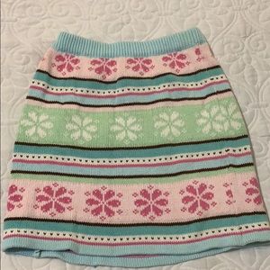 Gymboree girls winter skirt